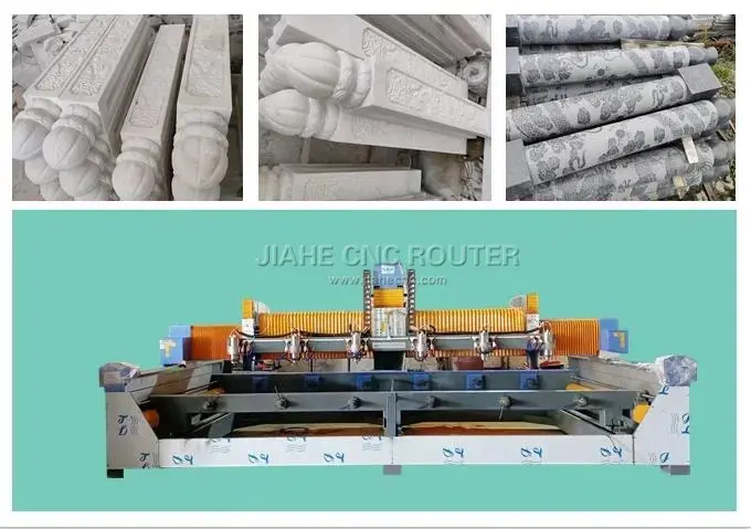 4 Axis CNC Stone Carving Router 