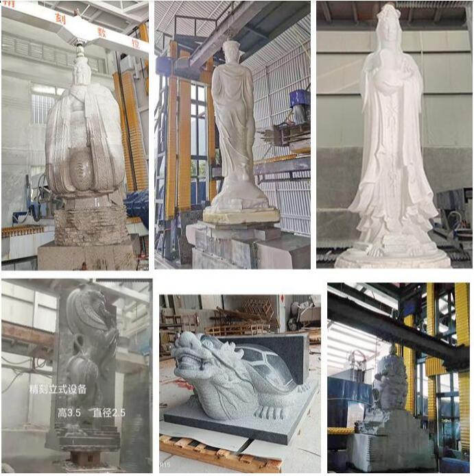 Vertical Stone Carving Machine